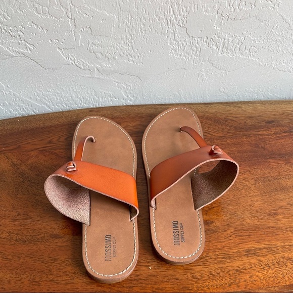 Massimo Supply Co.  Brow Leather‎ Sandals Size: 10 - Picture 4 of 6